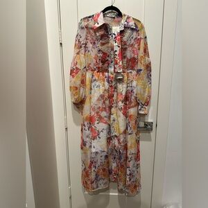 Floral Long Sleeve Dress